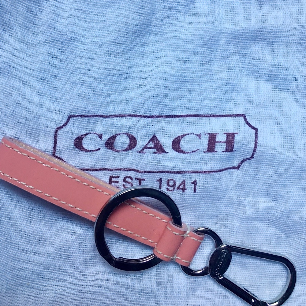 Pink Key Chain from Coach - Picture 2 of 3